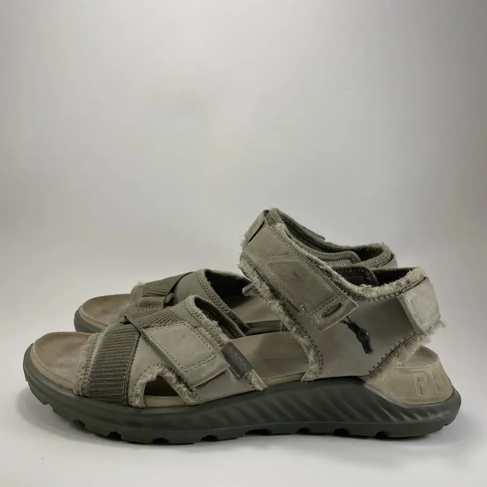 ECCO Exowrap 3 Strap Sport Sandal Active Phorene Mens Size 10-10.5/44 Taupe